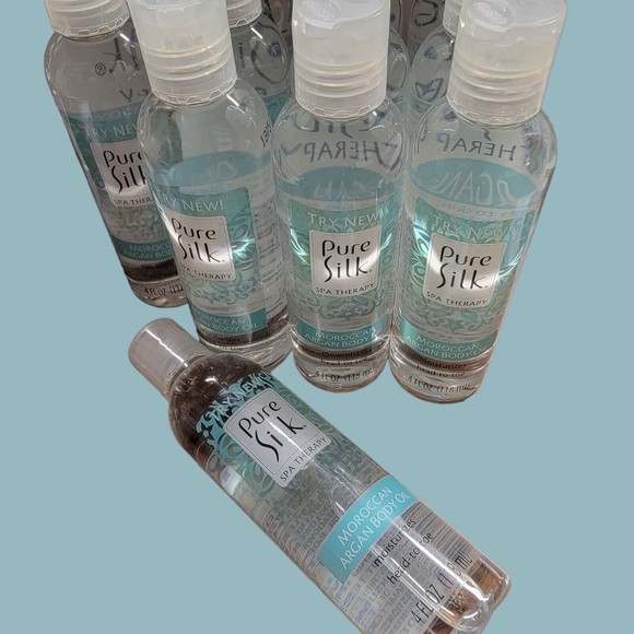 12 Moroccan Argan Body Oil Pure Silk Spa - Picture 3 of 5